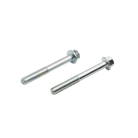 M6*50 M6 x 50mm Flange Bolts Right - Side Crankcase Bolt M6x1.0 x 50 (2 Pieces) for Chinese Scooters with QMB139 50cc 150cc GY6 Motors ATV Kart
