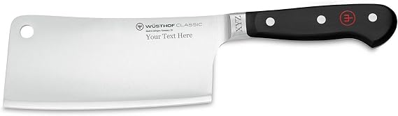 Wusthof Classic - 6" Cleaver - Personalized Engraved