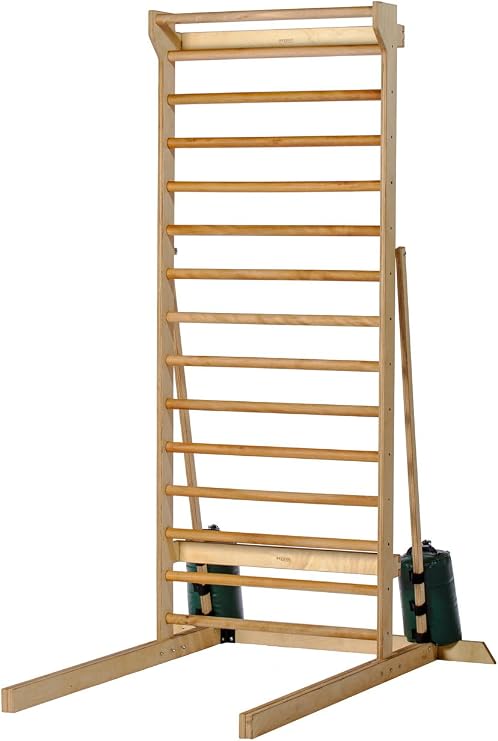 Beyond Balance Freestanding Swedish Ladder Stall Bars for Fitness, Pilates, and Physical Therapy; Fitness and PSSE Models