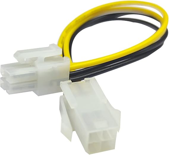 ATX 4pin Male to Female Power Supply Cable 4 Pin Motherboard CPU Power Supply Adapter Converter ATX Cable 12V