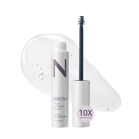 NULASTIN Shape Altering Eyebrow Serum, Brow Thickening & Enhancing, 0.1 oz