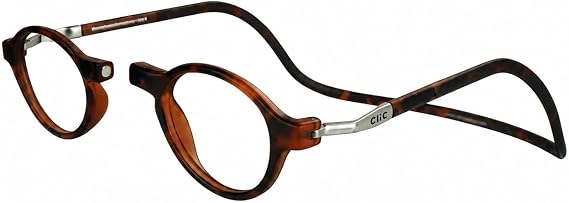 Clic Classic Tortoise Adjustable Front Connect Ready Reader, 2.00