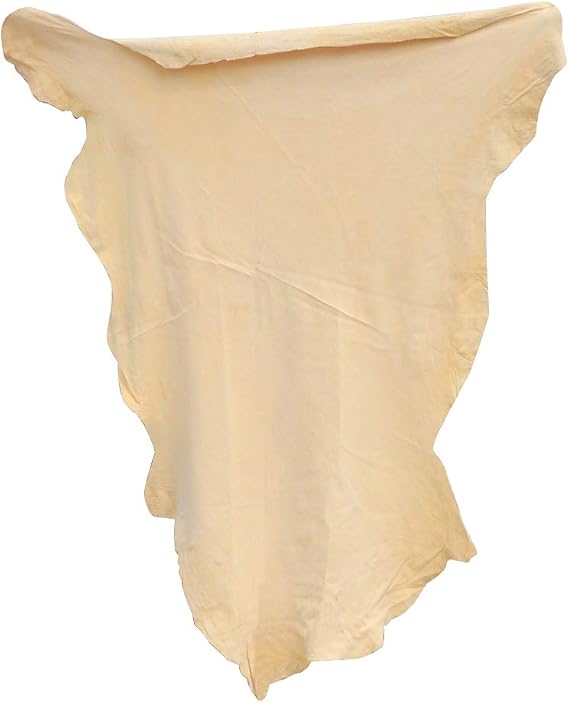 River Lake Chamois Cleaning Cloth Natural Chamois Drying Cloth Car Drying Towel Real Leather Super Absorbent Fast Drying Natural Chamois Car Wash Cloth Accessory (15.7" x 20")