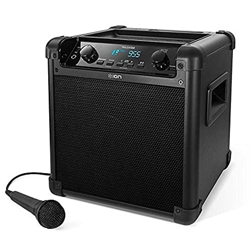 ION Audio Tailgater iPA77 | Portable Bluetooth PA Speaker with Mic, AMFM Radio, and USB Charge Port