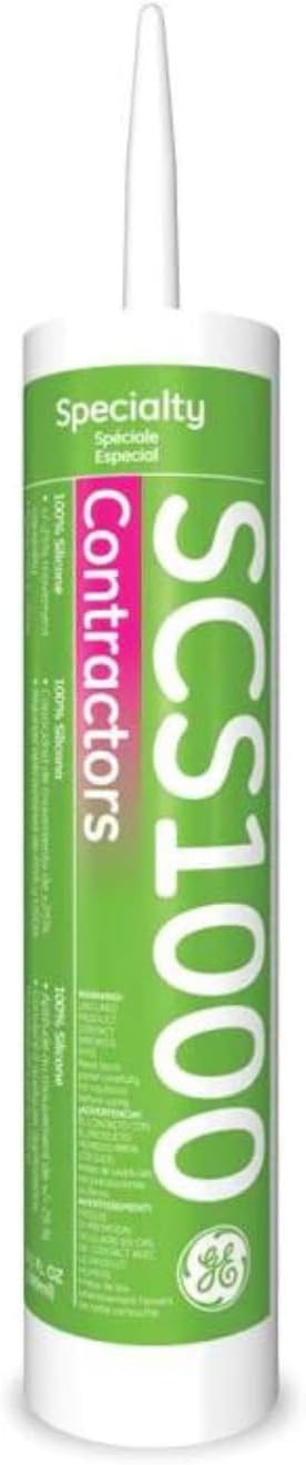 GE 1000 Series Contractors Silicone Sealant - Clear