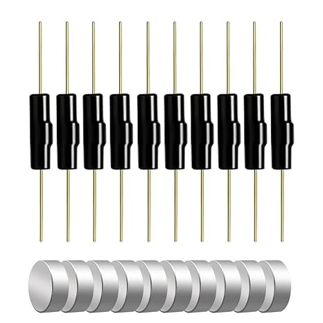 Gebildet 10pcs Plastic Reed Switch Reed Contact Normally Closed Magnetic Induction Switch with 10pcs Small Multi-Use Round Magnets