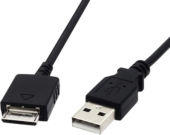 Sony Walkman Charging Cable 1.2m Data Transfer for Walkman MP 3/MP 4 Charger USB Cable for WMC-NW 20 MUBlack