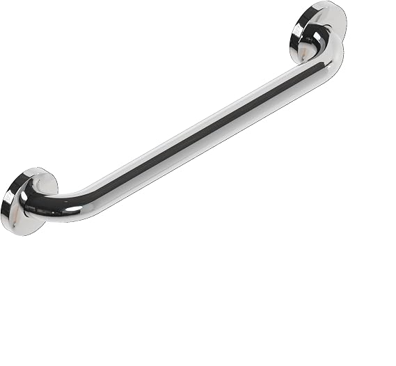 HEALTHCRAFT Grab Bar 18", Bathroom & Shower Safety Rail - Polished Chrome
