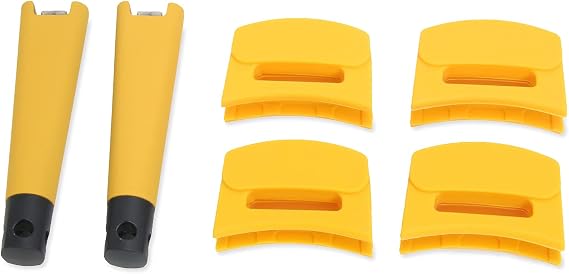 ZAVOR Noir 6pc Handle & Grip Set, Butternut Orange, 11.2 x 5.11 x 2.76 in, Cookware Accessory, Cookware Handles