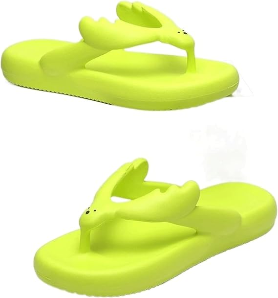Casual Shoes Anti-Slip Shower Slipper Thick Bottom Beach Clip Feet Flip-Flops Female External Slippers Casual Sandals Fashion House Slippers House Shoes