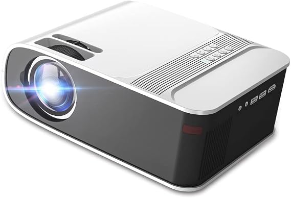 W32 Mini Projector Full 1080p Android 10 Support 4k Decoding Video Projector Led Beamer Home Theater for Phone Cinema(Mirror Version)