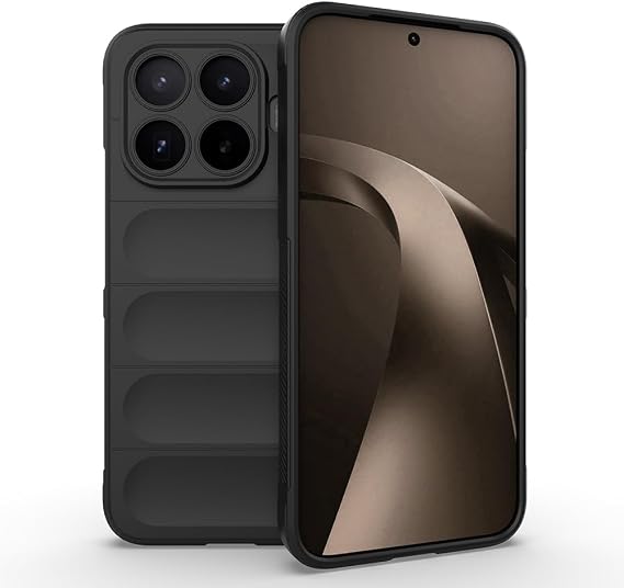Coverzone Xiaomi Mi 17T Pro İle Uyumlu Kılıf TPU Oyuklu Arka Yüzey Z-Etnik Esnek Silikon Kapak O-tto Prime Silikon Mi 17T Pro için Kılıf Siyah
