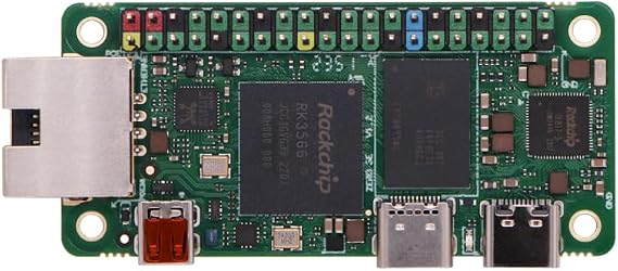 Radxa Zero 3E,RK3566,4-core CPU SBC,LPDDR4,Single Board Computer(Radxa Zero 3E 2GB with GPIO)