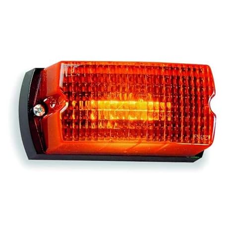 Federal Signal Low Profile Warning Light, Strobe, Amber (LP1-120A)