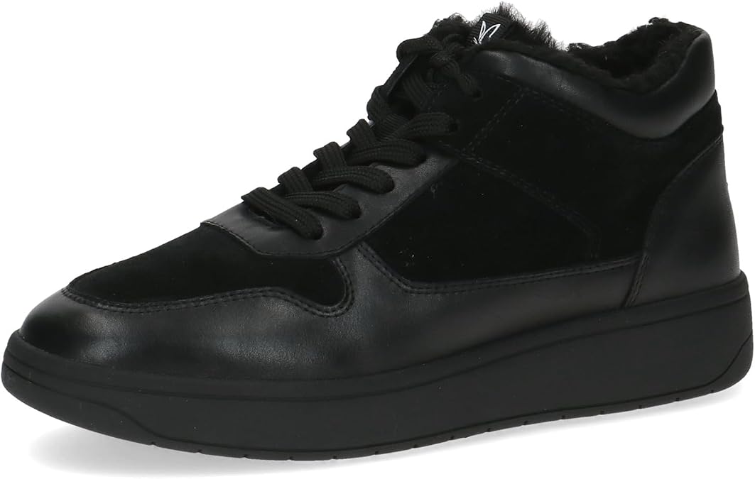 CAPRICE Women's Flat lace-up Ankle Boots with Warm Lining