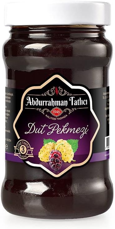 Abdurrahman Tatlıcı Dut Pekmezi Cam Kavanoz 380g