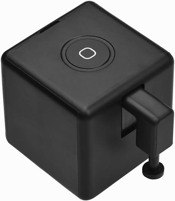 Mini BT Fingerbot Home Automation Controller with Touch Button APP Control Voice Control Schedule Timer Fingerbot Home Appliances Switch Pusher Smart Controller (BT Gateway Required)