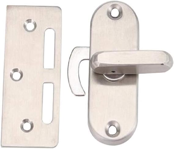 Flip Stainless Steel Sliding Door Lock 90 Degree Latch cam Lock arc Door Buckle