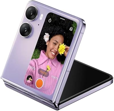 OPPO Find N2 Flip Dual-SIM 256GB ROM  8GB RAM GSM only | No CDMA Factory Unlocked 5G Smartphone Moonlit Purple - International Version