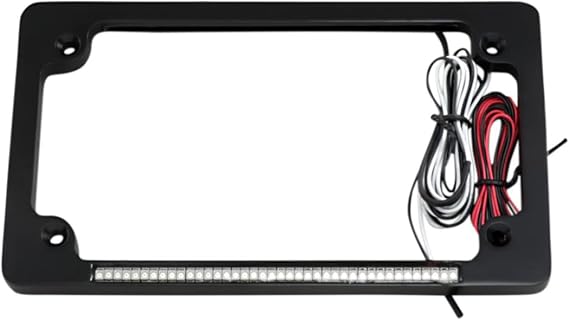 Custom Dynamics TF02-B License Plate Frame (Black Dual )
