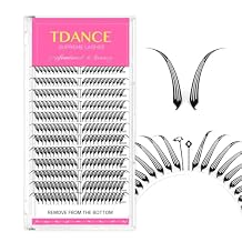 TDANCE Premade Anime Wing Lash Extensions for Professional Lash Artists - Plume Flake Lash Extensions, High-Volume Fans, Lightweight, Durable, Easy to Apply, Perfect for Salon Use (0.07-D,8-15mm)