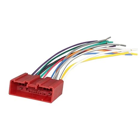70-7903 Car Stereo Radio Wiring Harness Wire Power Adapter Plug for Mazda | For 2001-2015 Mazda 2 3 5 6 CX5 CX7 CX9 MPV MX5 Miata Tribute RX8 Install Aftermarket Radio Receiver Connector Speaker Wires