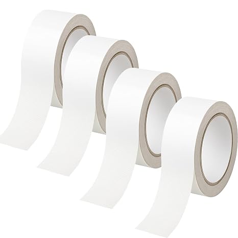 4PCS,0.8in x 33FT Hemming Tape for Pants,High Viscosity No Sew Hemming Tape,Fashion Dress, Curtains,Double Sided Fabric,Removable and Residue Free, No Sewing or Ironing Need,Multipurpose
