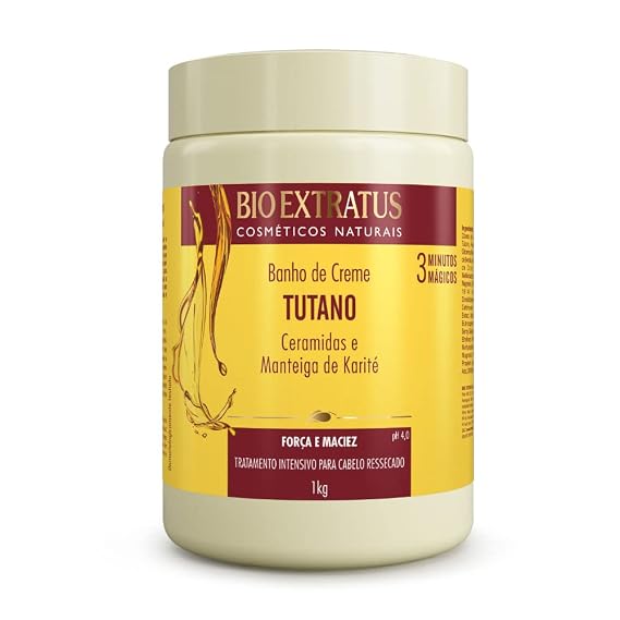 Bio Extratus - Linha Tutano (Forca e Maciez) - Banho de Creme 1000 Gr - (Bio Extratus - Marrow (Strength and Softness) Collection - Hydration Cream Net 2.2 Lb)