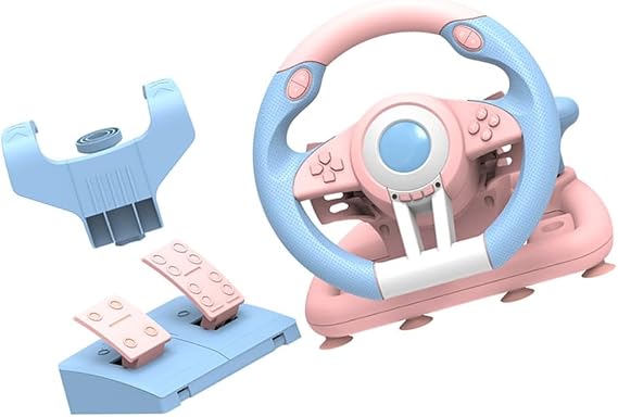 180 Degree Rotating Driving Simulators Game Racing Wheel with Pedals