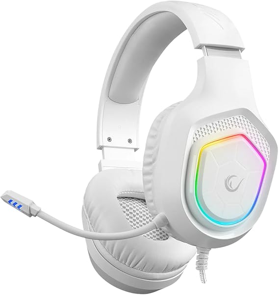 Rampage RM-K90 Mikrofonlu Kablolu Oyun Kulaklığı - Mikrofonlu RGB Kulaklık, 50 mm Sürücüler, PC, PS4, PS5 ve Dizüstü Bilgisayar Oyunları için Gürültü Önleyici