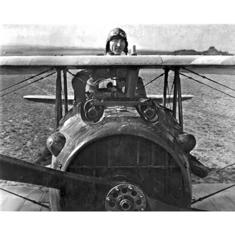 New 11x14 World War I Photo: First Lieutenant Eddie Rickenbacker of the 94th Aero Squadron