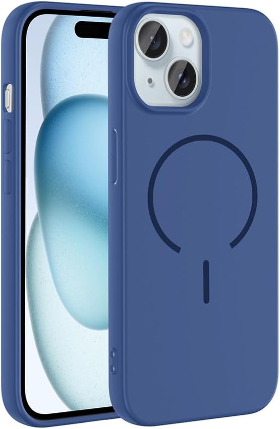 Spia Apple iPhone 13 ile Uyumlu Kılıf Kablosuz Lacivert Şarj Özellikli Lansman Kapak Orijinal (Apple iPhone 13 ile Uyumlu, Kablosuz Lacivert)