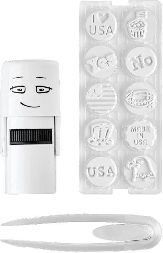 COLOP Little NIO Journaling Self-Inking Stamp Kit, 10 Designs, USA