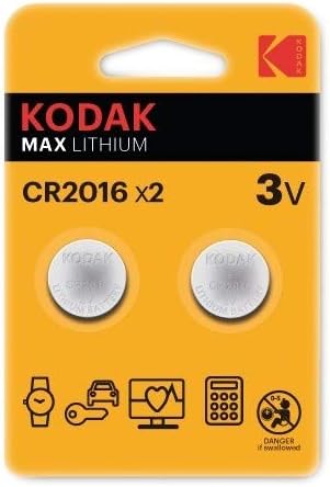 Kodak 2 Adet Ultra Lityum CR2016 Para Pil