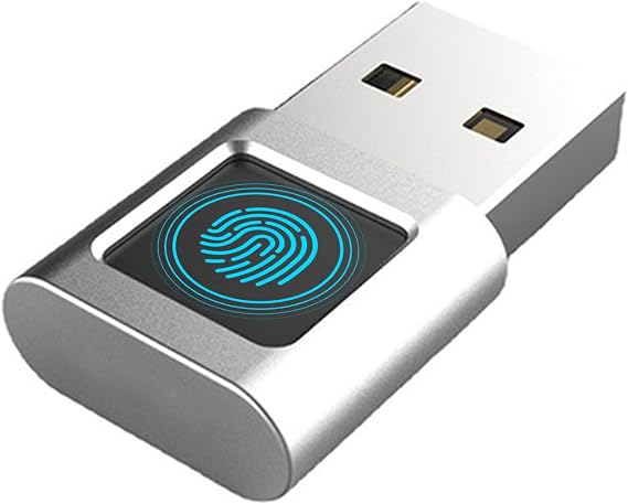 USB Fingerprint Reader,Windows Hello Fingerprint Reader for Win10/11,360 BioMetric Touch,Fast Safe Sign-in & Unlock Windows Laptop,Desktop PC