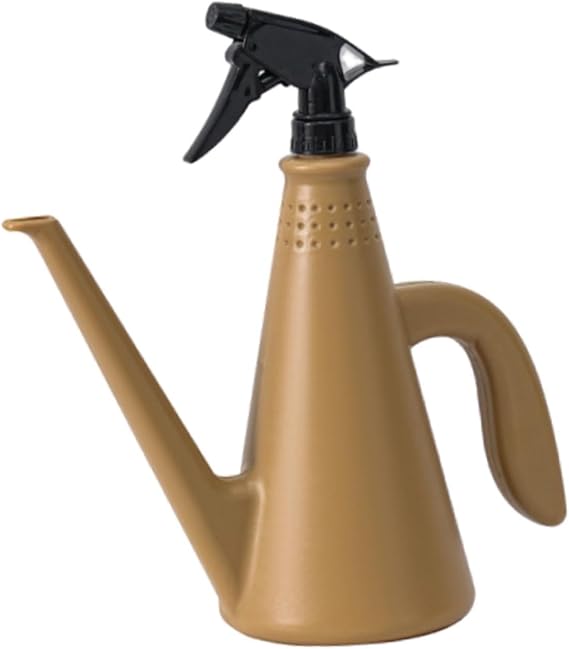 Watering Can, Garden Tool, Ergonomic Handle, Comfortable, Lightweight, Outdoor Garden Watering Can Accessory, Coffee