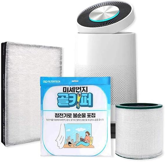 FilterTech Fine Dust Goalkeeper - DIY Filter Saver for Coway Air Purifier AP-1008CH / AP-1008BH / AP-1008DH : Additional Protection, Filter Life Extension