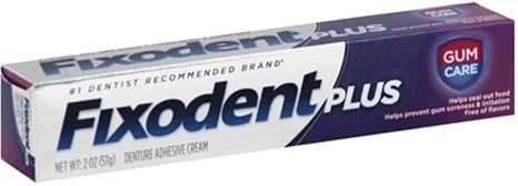Fixodent Denture Cream Gum Care 2 OZ