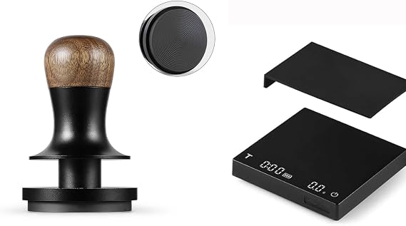 MHW-3BOMBER 53.35mm Espresso Coffee Tamper & Mini Coffee Scale