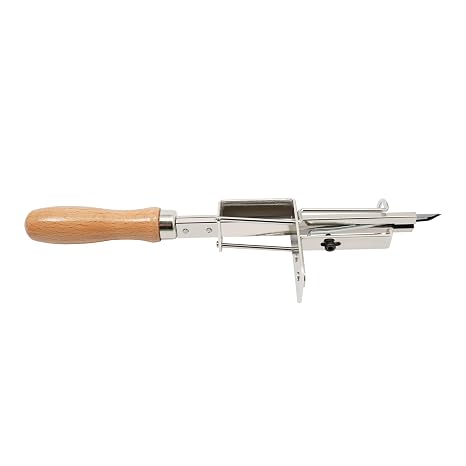 Handmade Carpet Tufting Tool with Adjustable Tuft Length, Stainless Steel Needle & Wooden Handle, Perfect for Rug Makers and Textile Artists