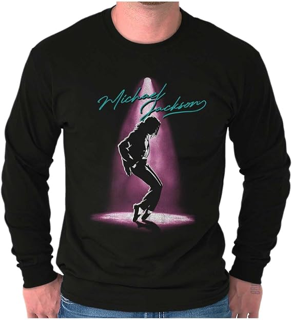 Michael Jackson Toe Stand Dance Long Sleeve Tshirt Men Women