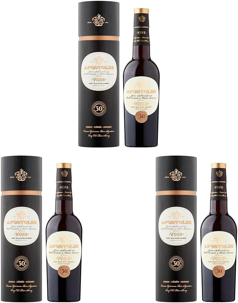 Gonzalez Byass Apostoles Palo Cortado Very Rare Sherry 375ml Pack of 3