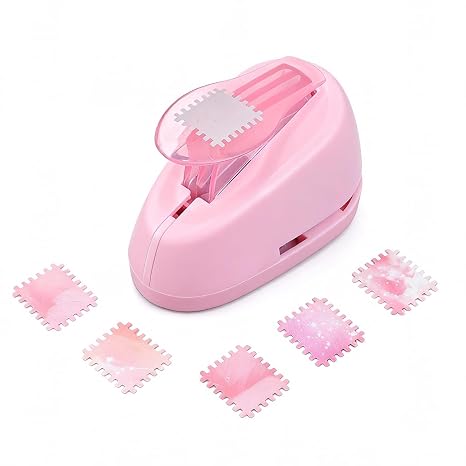 0.8 Inch Postage Stamp Square Paper Punch, Stamp Punch for Crafting
