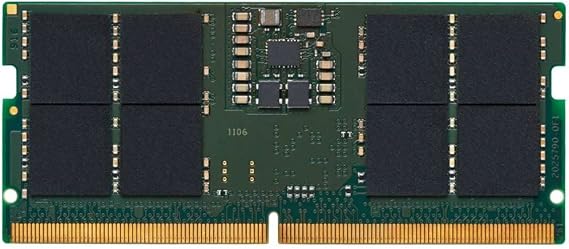 Kingston ValueRAM 16GB 4800MT/s DDR5 Non-ECC CL40 SODIMM 1Rx8 KVR48S40BS8-16 Laptop Memory