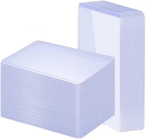 1Pack 3" x 4" Clear Top Loaders, 35PT Hard Plastic Card Sleeves Protector,Top Loading Card Case for Pokemon,Baseball, Football,MTG, Trading Cards & Sports Cards. (25 Top Loaders)