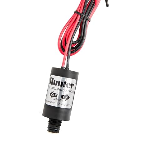 Hunter DC-Latching Sprinkler Solenoid for Hunter Battery Controllers | DC-latching solenoid for Hunter battery controllers including NODE, NODE-BT, and XC Hybrid