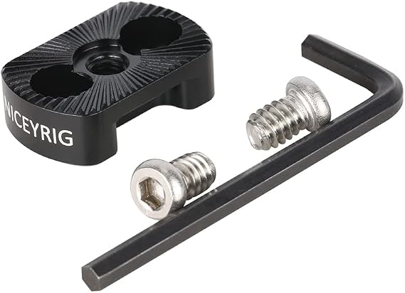 NICEYRIG Rosette Mount Adapter for ARRI Standard M6 X 1.0 for Camera Cage Rosette Side Handgrip - 498