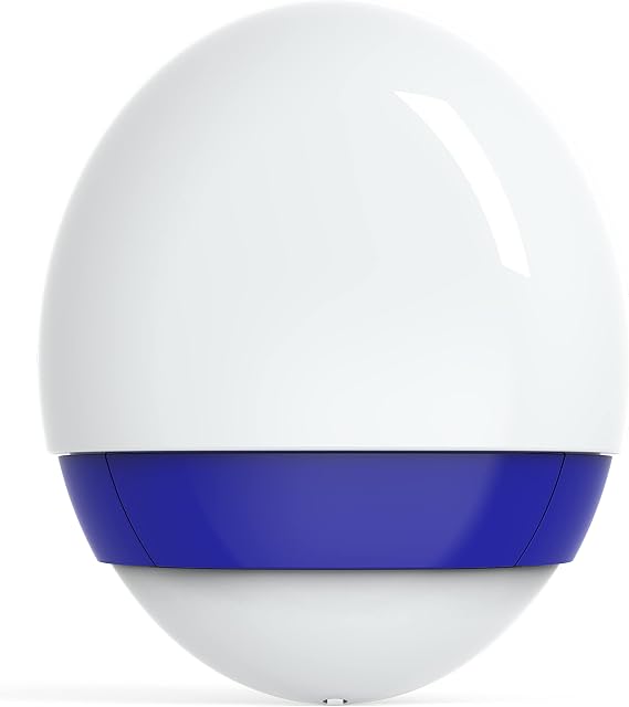 Abode Outdoor Siren w/ Strobe | Sounds Alarm & Flashes Light Outside When Alarm is Triggered