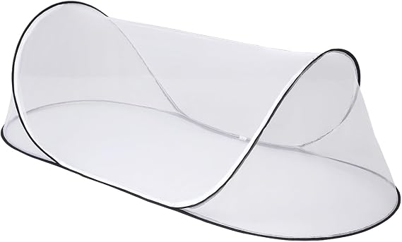 Mengersi Large Pop Up Mosquito Tent,Portable Foldable Mosquito Net for Camping Bug Net Travel Patio with Net Bottom for Adults Baby 1PC