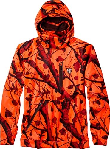 Legendary Whitetails Mens Huntguard Bullfrog Technical Softshell Gaiter Hoodie